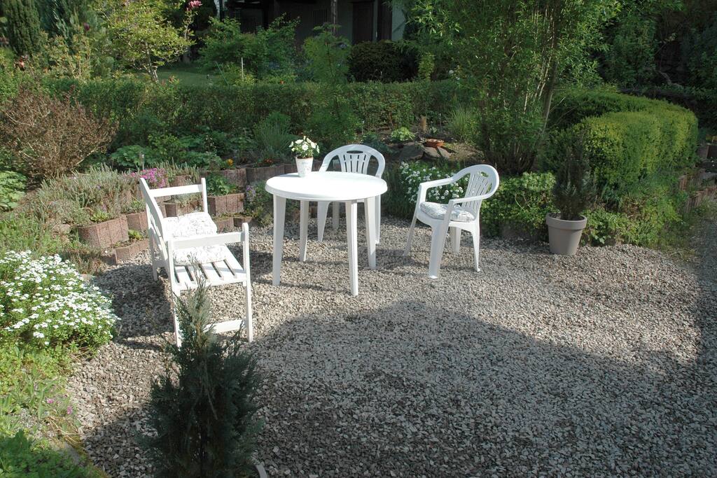 Sitzplatz im Garten
