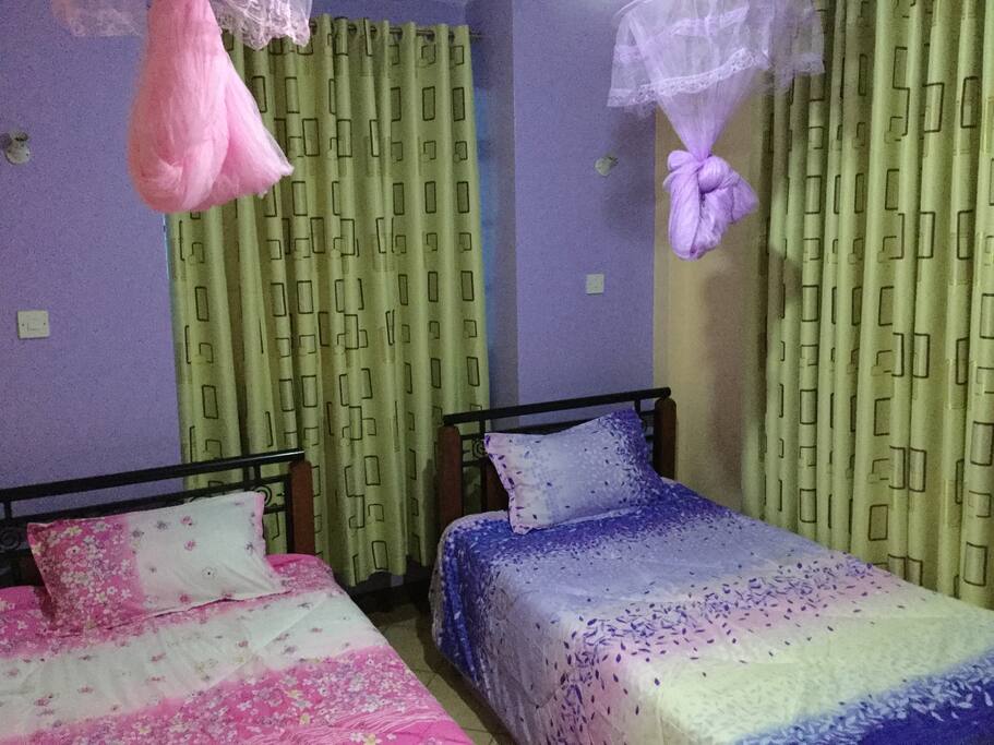 Colorful 2nd bedroom