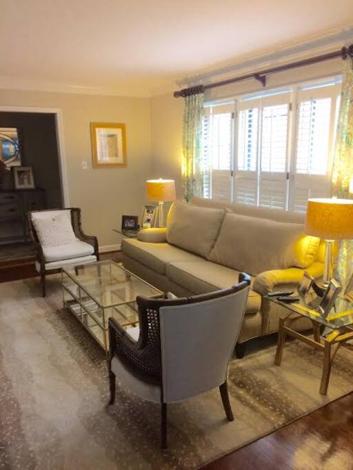 Living room with TV