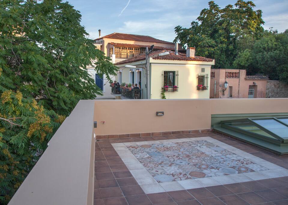 View from the roof terrace