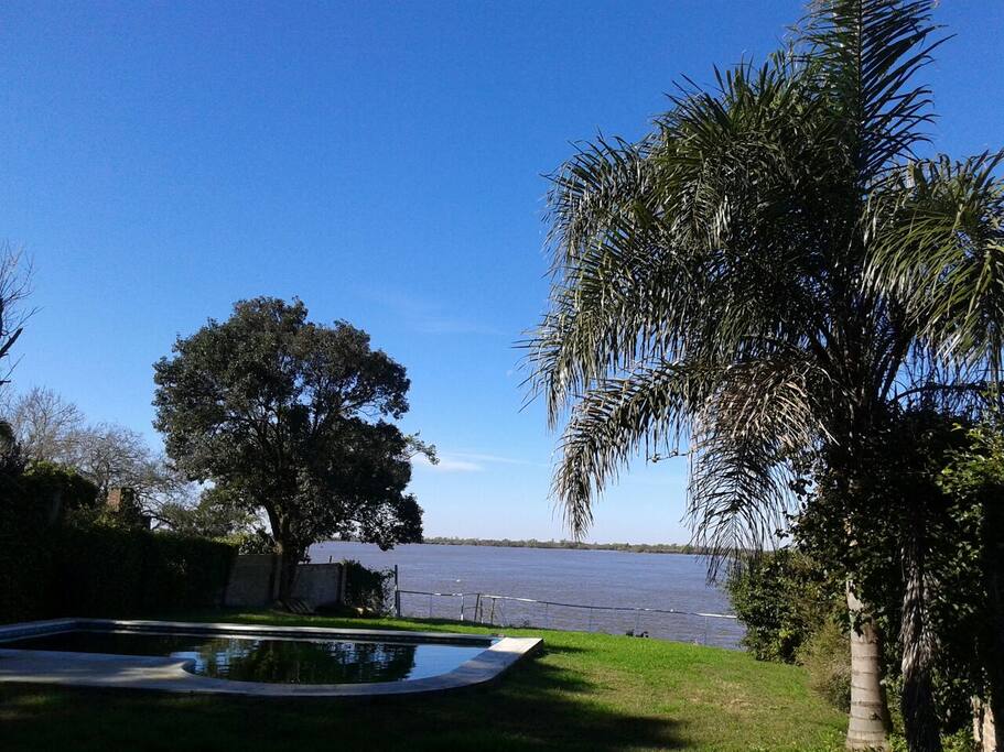 Increíble vista al río Coronda