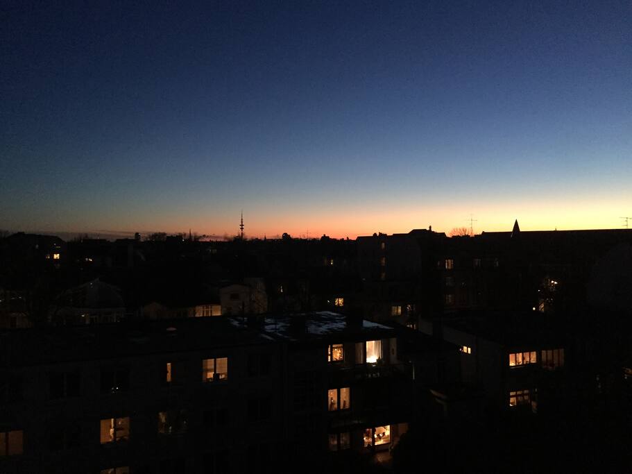 traumhafter Ausblick vom Balkon