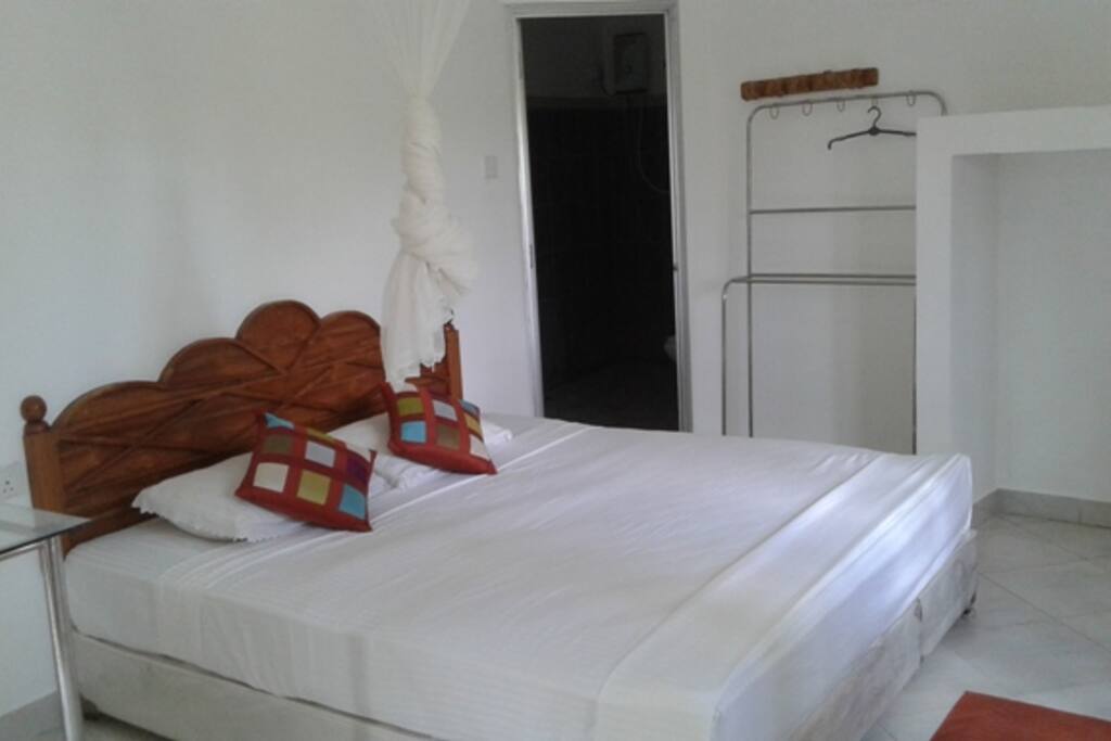 the double bed