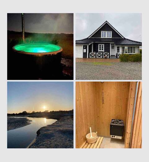 Lovely cottage with sauna, spa and sea view :)
