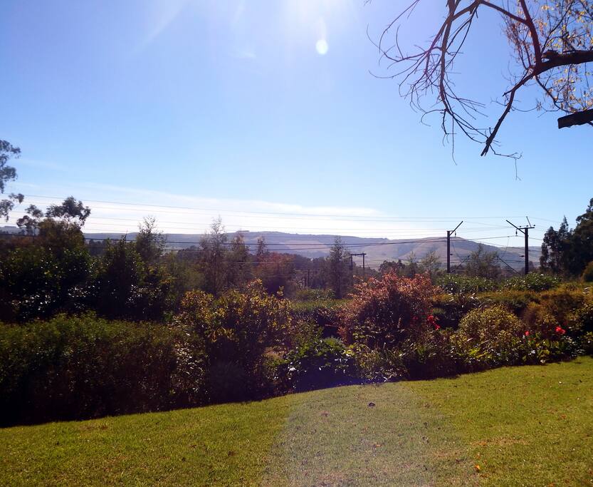 Take in the picturesque scenery and stroll around the garden