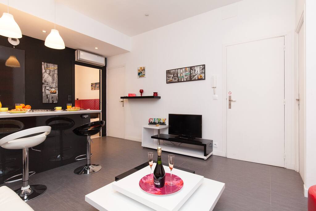 Salon avec TV