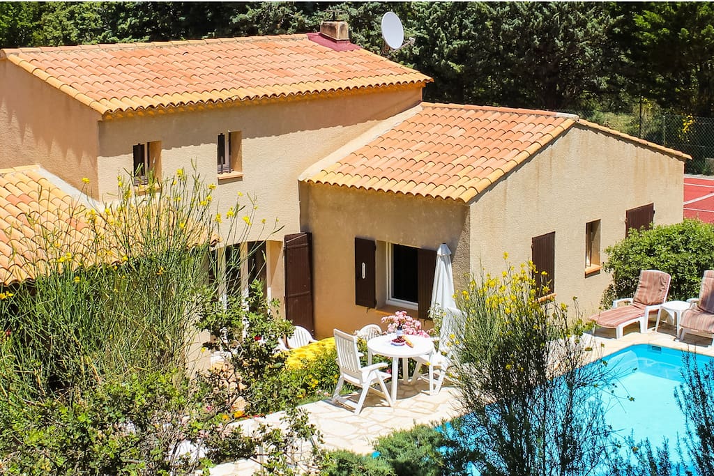 Poolside View of the Villa