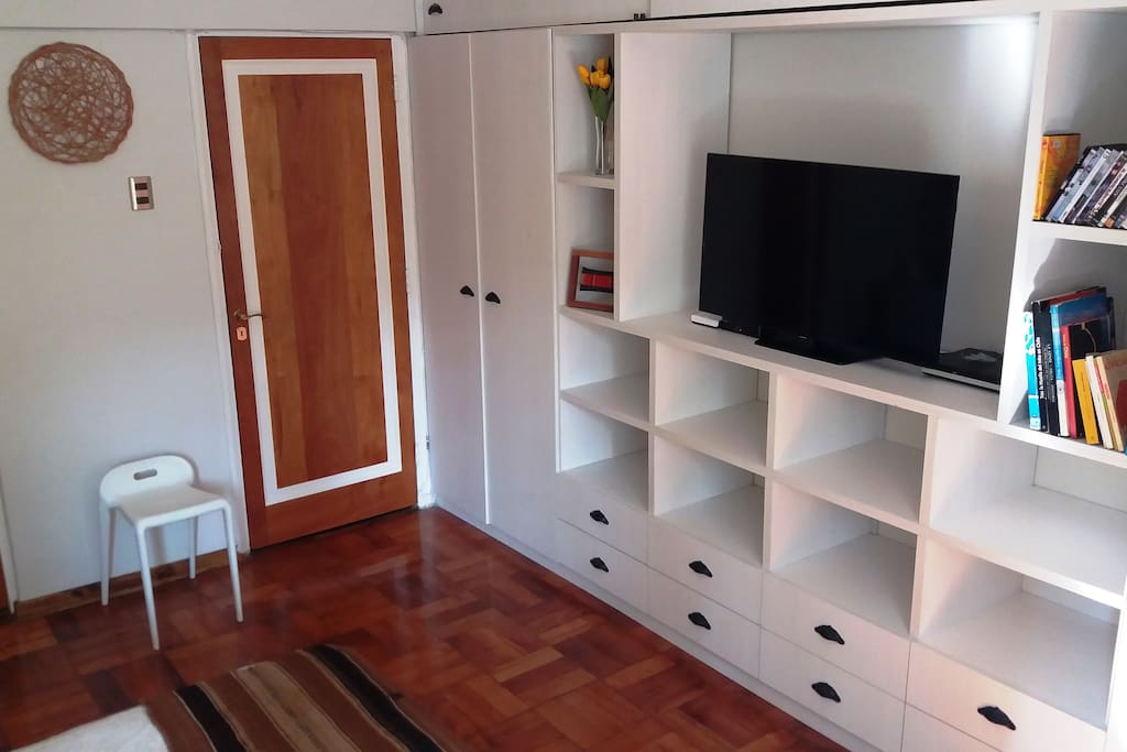 piso de parquet, ya que es un antiguo edificio