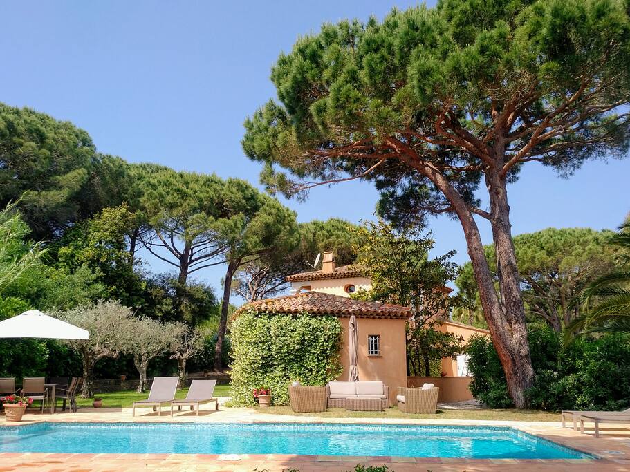 Vue depuis la piscine