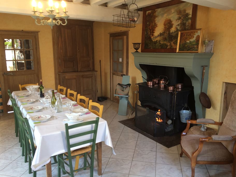 Grande cuisine salle à Manger de 30 m²