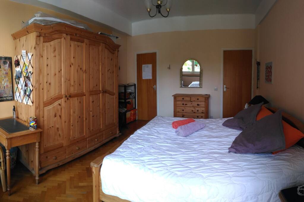 Spacious bedroom