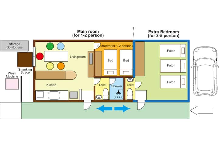 Free Car Parking, Separate Bedroom, Near Beach! - Naha