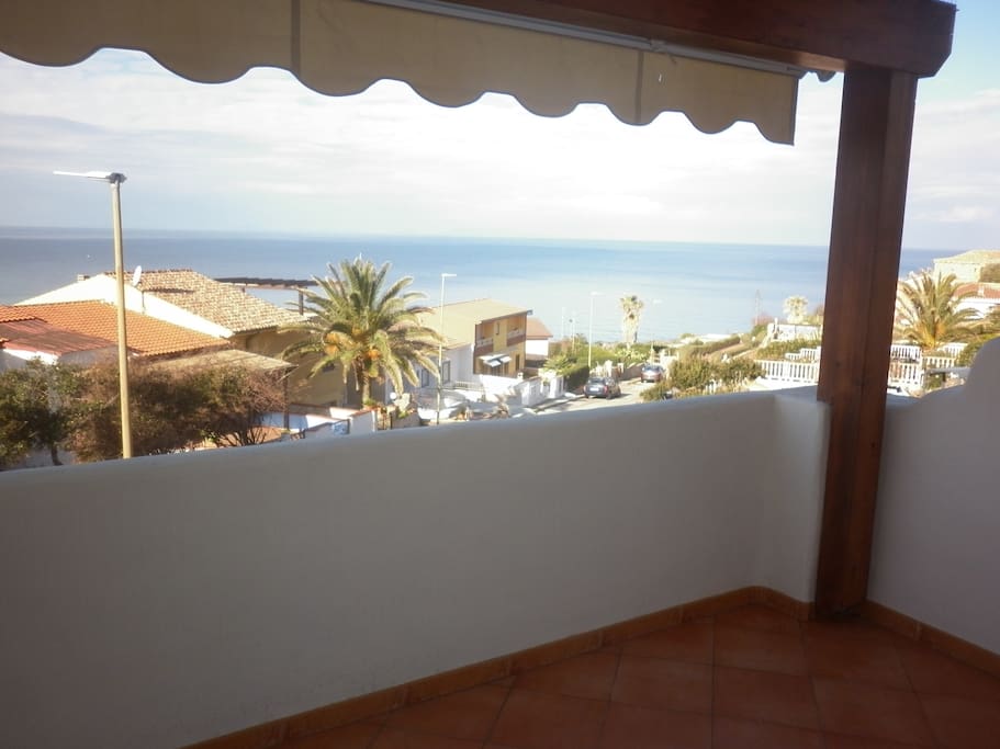 veranda del soggiorno- sala da pranzo