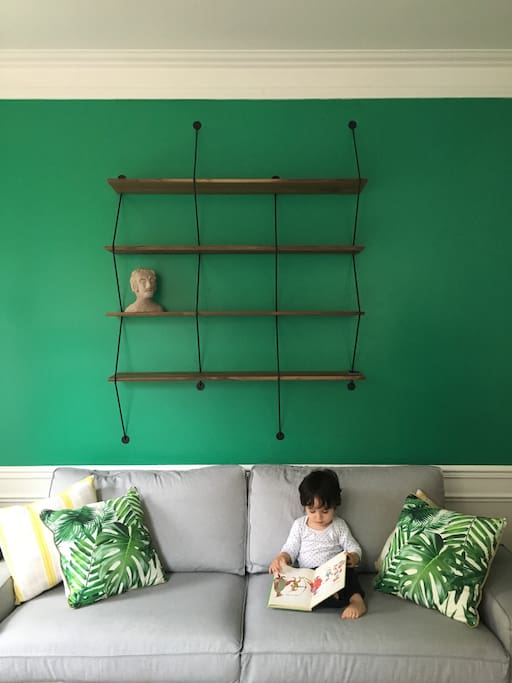 Salon cosy et design.