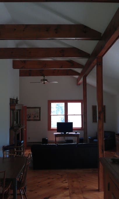 Contemporary, High Ceiling Post and Beam