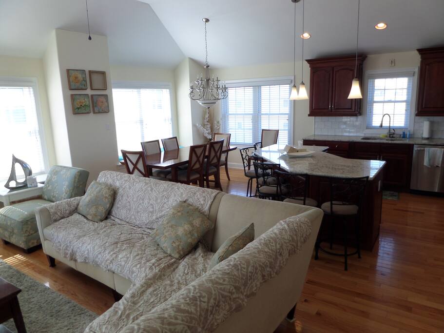 Kitchen and Living Room