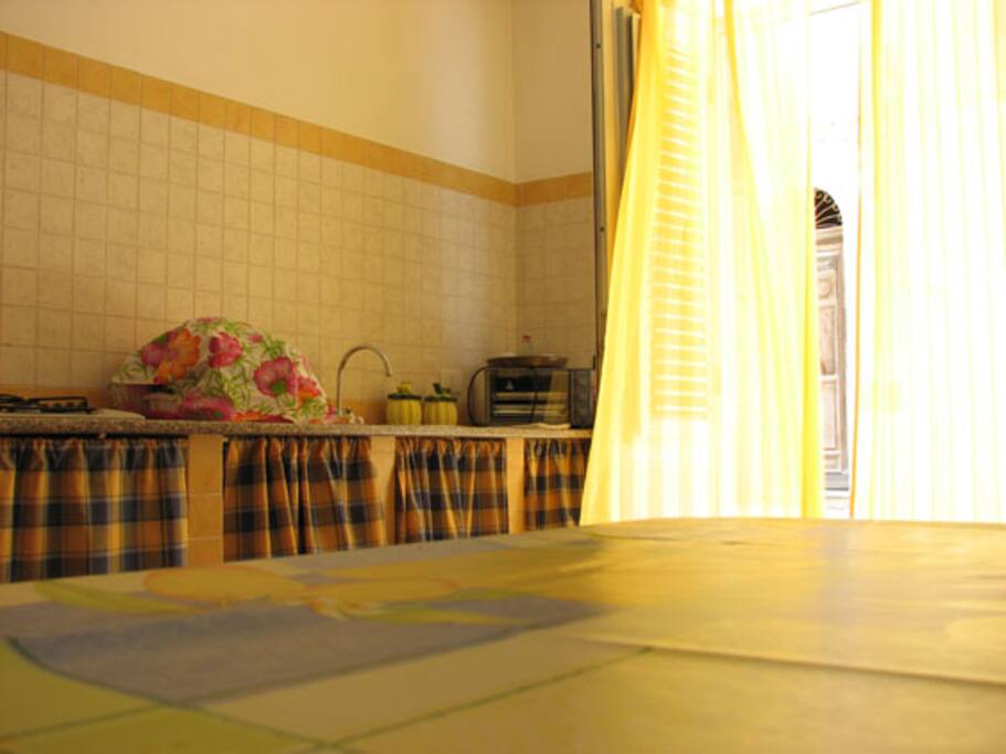 Casa Giusti, Cucina soggiorno