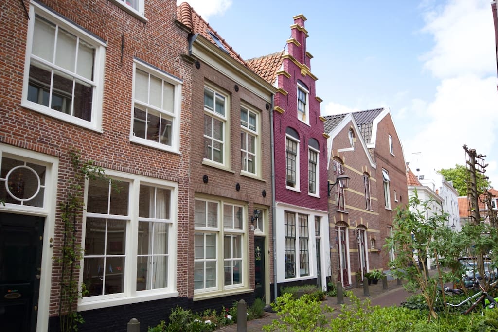 the little street: it's the red house