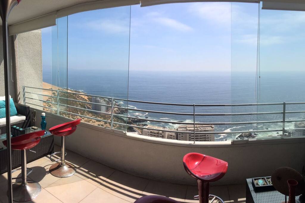 Vista frontal Terraza