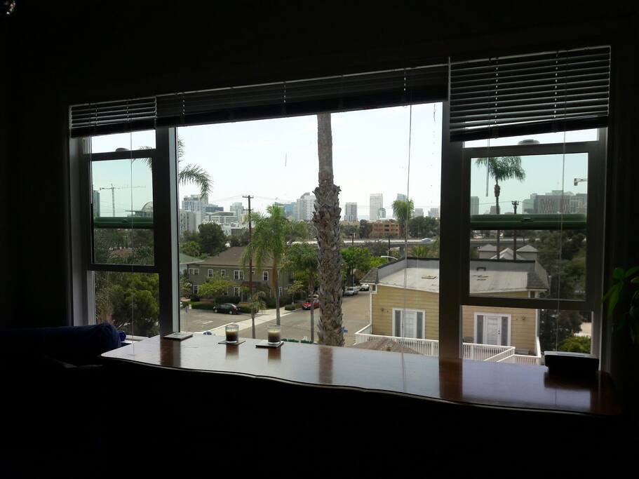 View from the bed