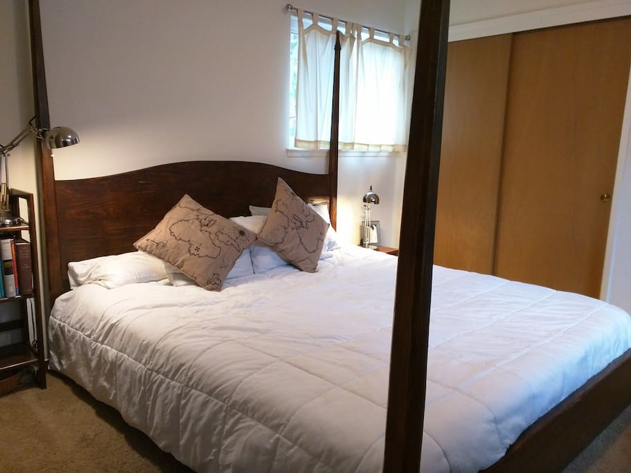 Master bedroom - King sized bed