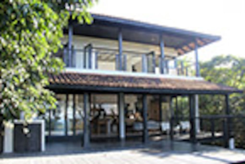 Front of the home from the deck