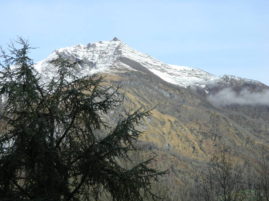 Vue sur la montagne