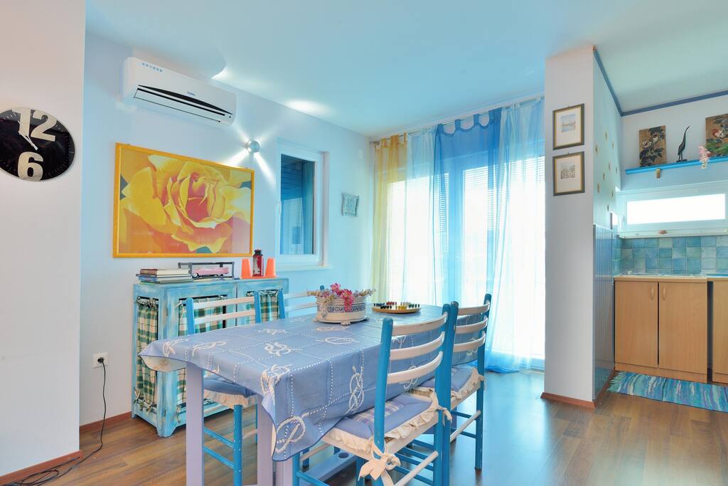 Sala che dà sul terrazzo