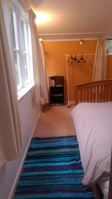 Inside your room, hangers, books, brochures