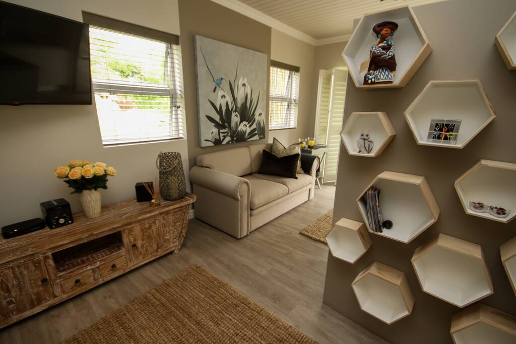 There is an interesting mix of eclectic. finishes.