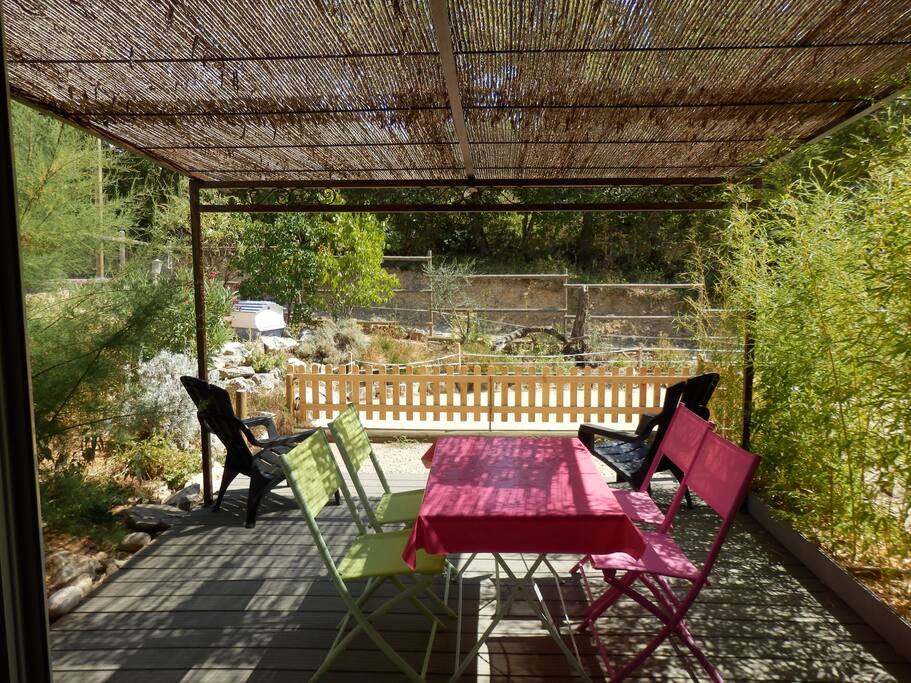 Terrasse privative côté Sud