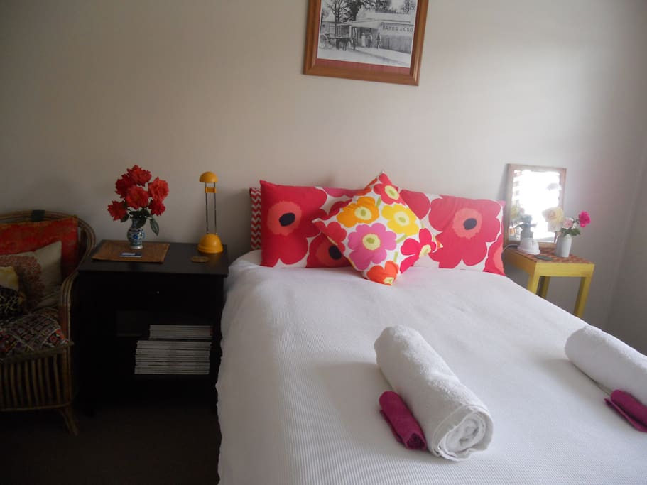 Very comfortable double bed.