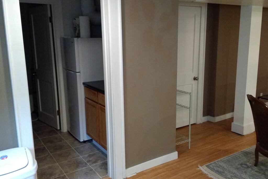 A peek of the kitchen