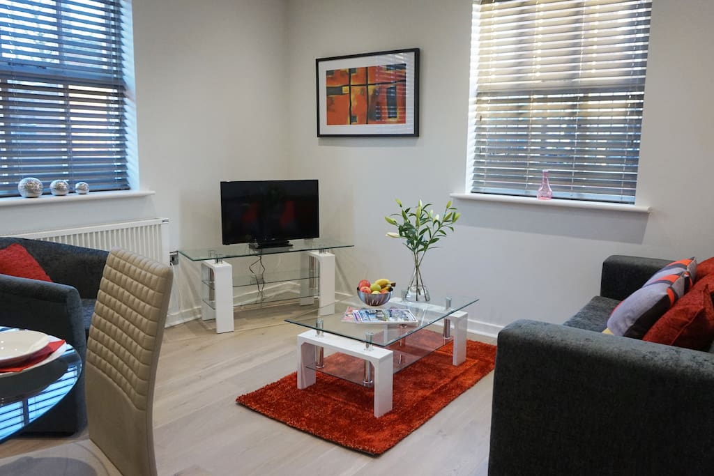 B Daresbury Apartment Living Area Two