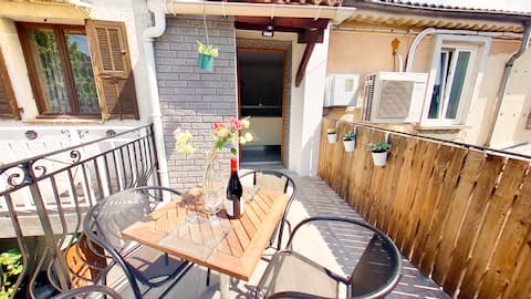 Apartment T3/ Terrace / WIFI / Near Nice-Monaco