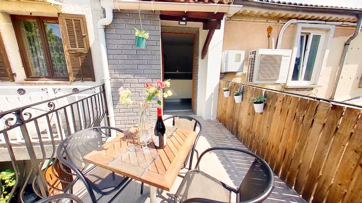 T3 / 6 Pers /Climatisation/ Terrasse / Wifi - Èze