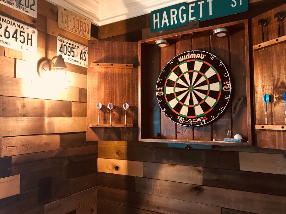 The game room, available to you during your stay.