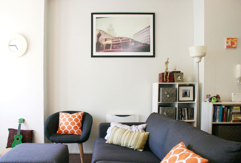 Bright, light living area