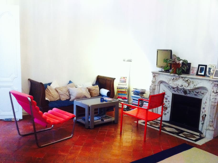 espace détente dans le salon