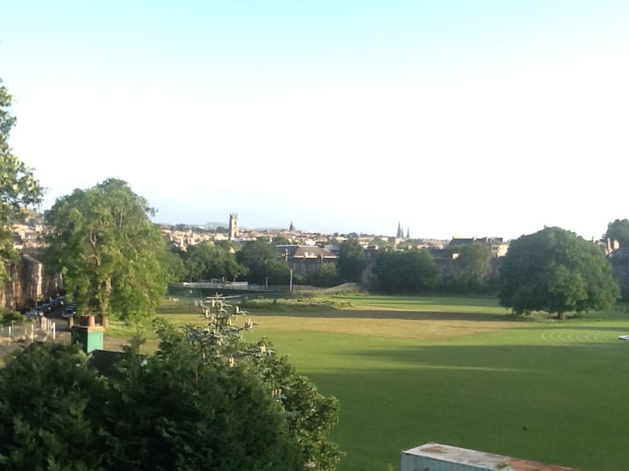 House enjoys elevated panorama over city while being walking distance of centre. Regular transport at the end of our street links to all destinations plus we are directly on the cycle path network. Cycles can be hired.