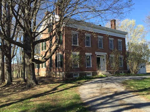 Historic 200 Year Old Brick House on 100 Acre Farm