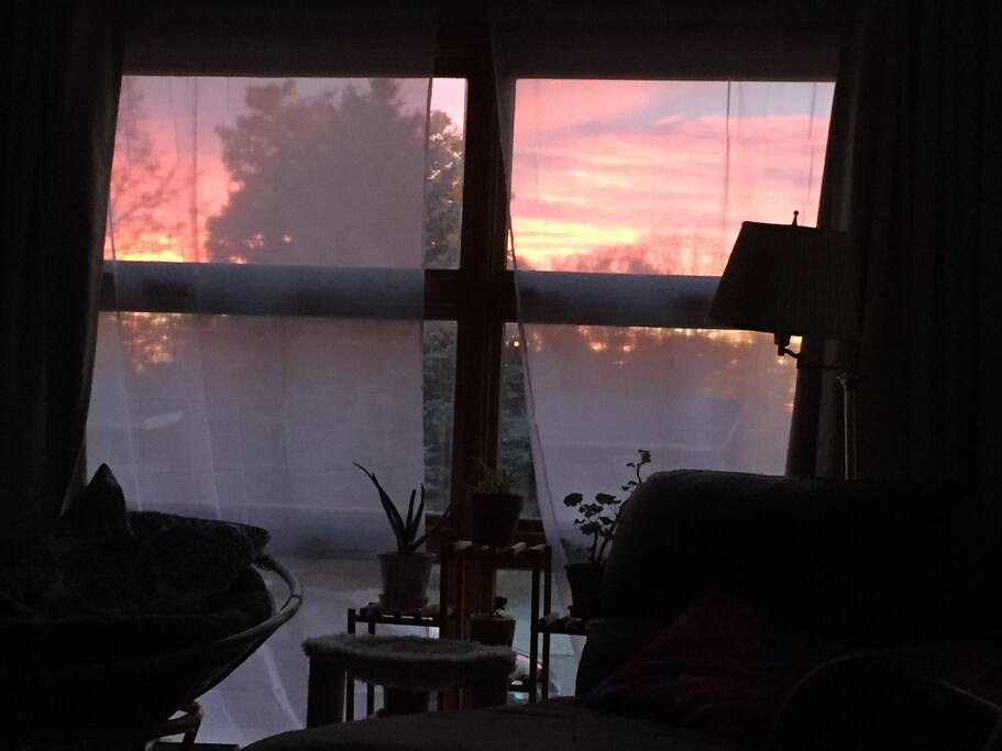 Sunset from the Living Room