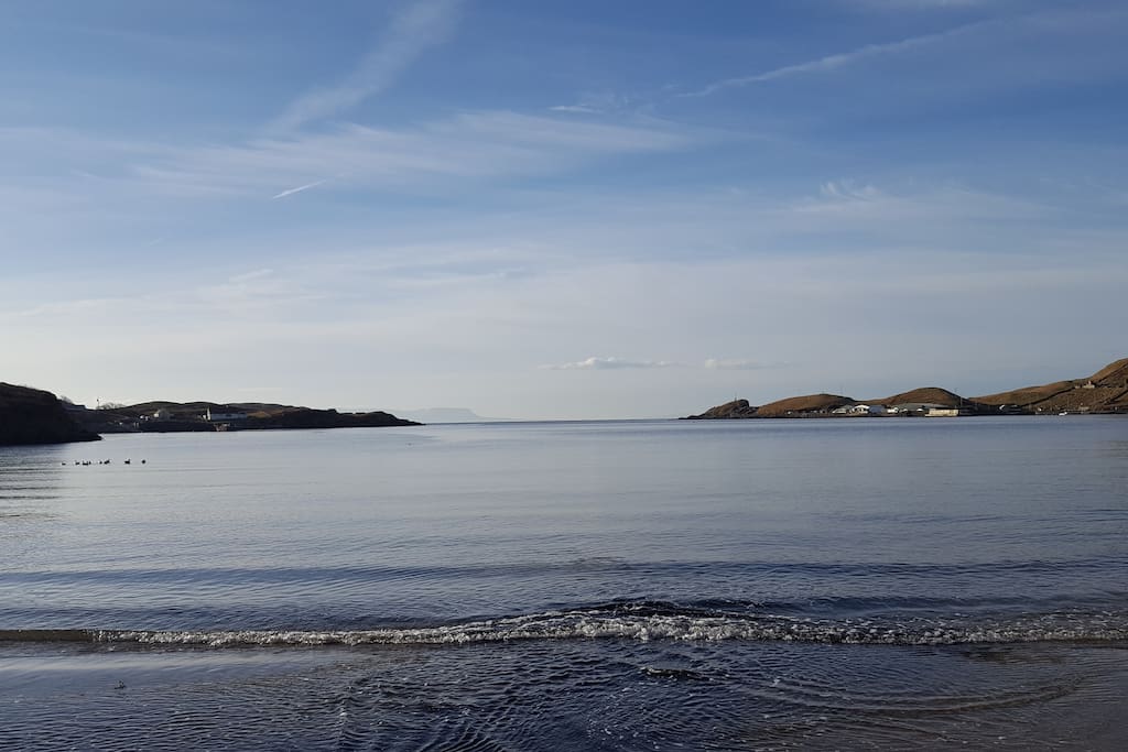 Standing on Doonin Beach
