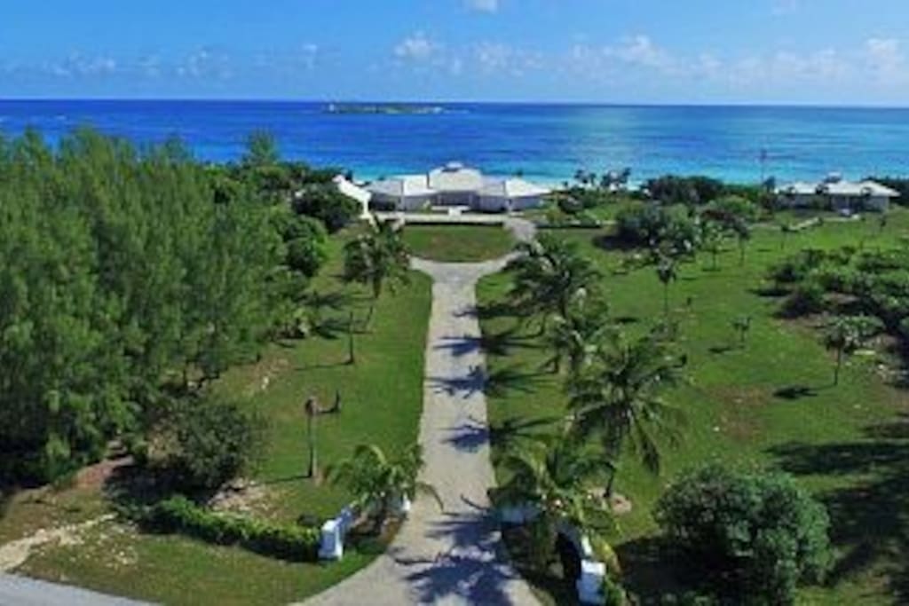 Aerial view of Plage Rose