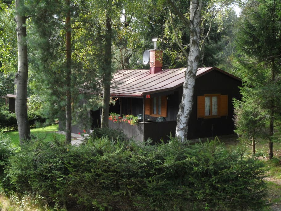 Chata v létě