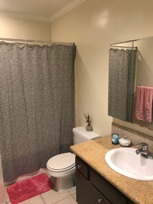 Specious private bathroom.