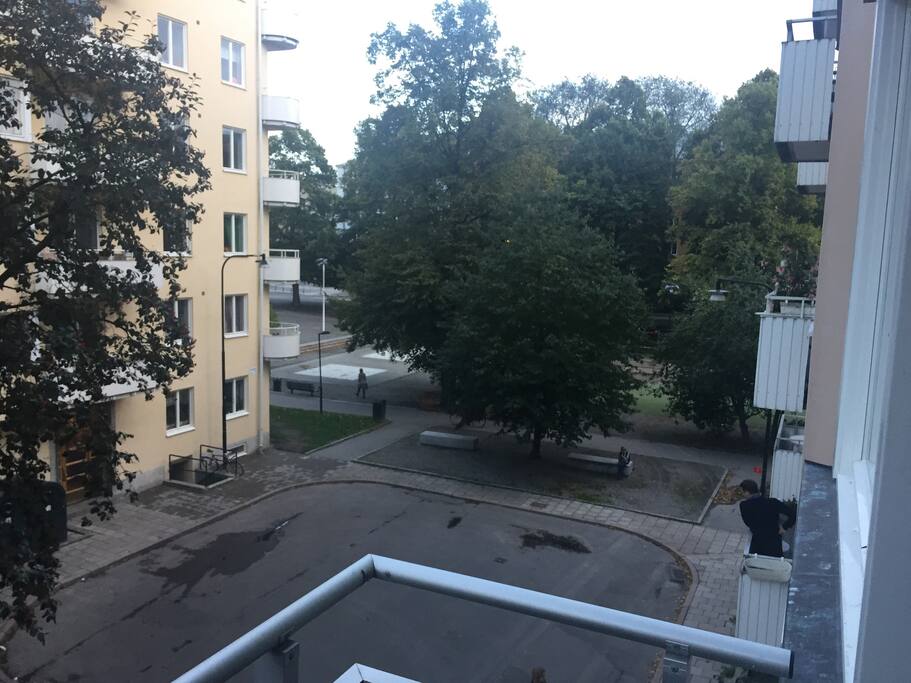 View from balcony