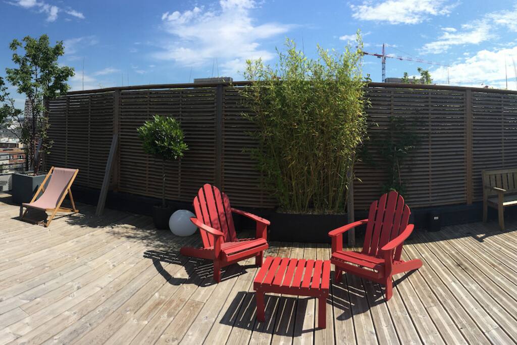 La terrasse en rooftop