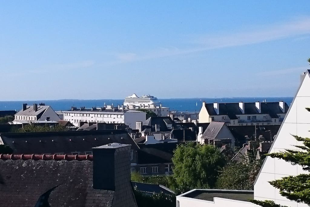 La baie de Concarneau Vue du salon