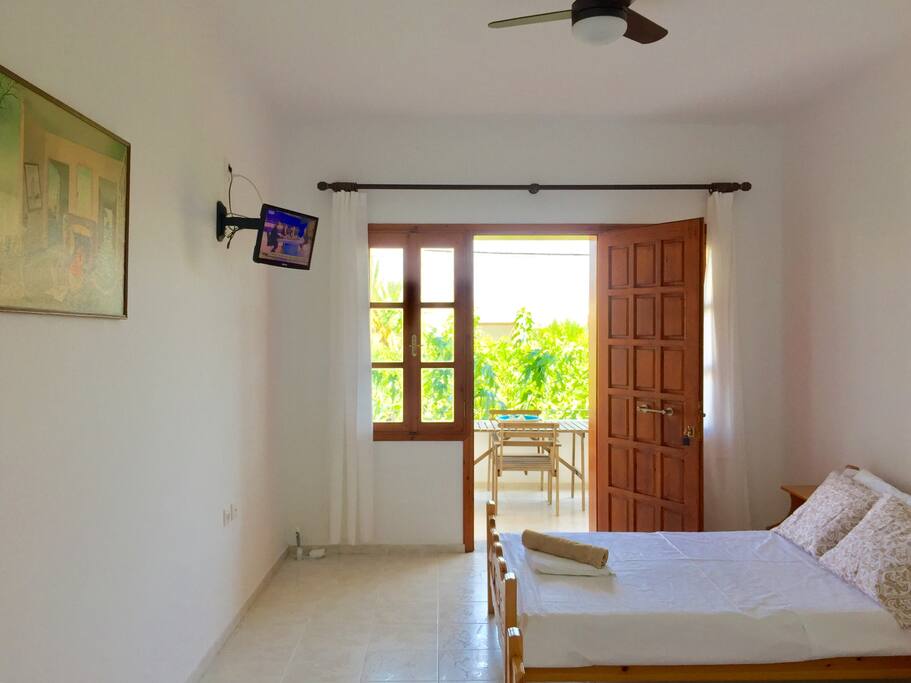 External door and private balcony's door
